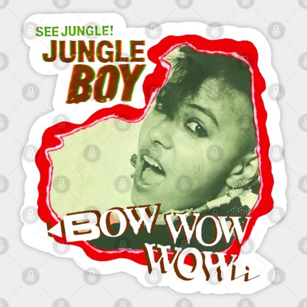 Bow Wow Wow Jungle Boy RARE Sticker by Pop Fan Shop